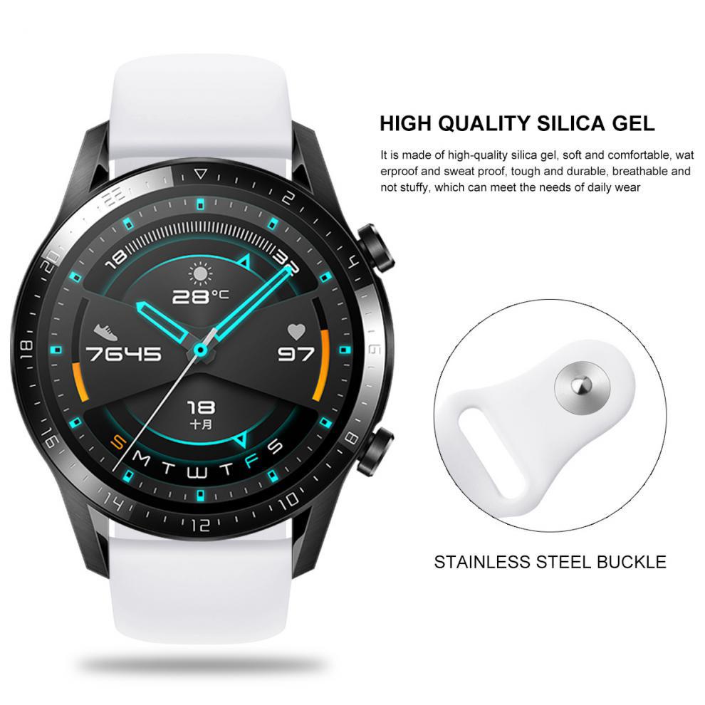 Dây đeo silicon 20mm/ 22mm dành cho đồng hồ thông minh Huawei