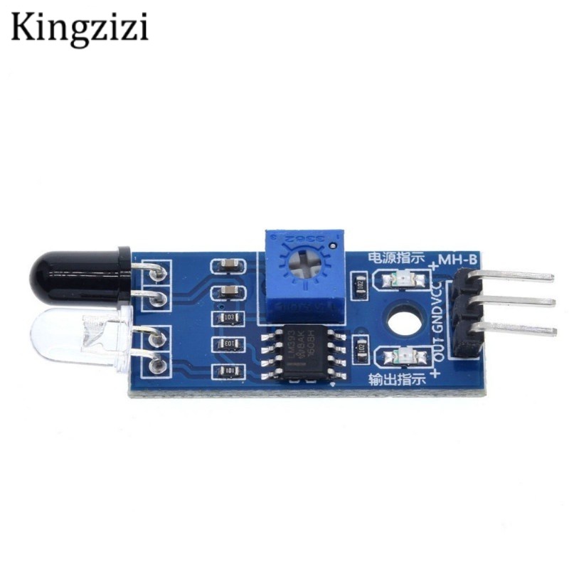 Set 5 module cảm biến hồng ngoại IR tránh chướng ngại vật 3 dây phản quang cho xe hơi robot Arduino