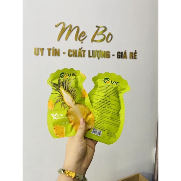 Kẹo Dứa Giảm Cân Nguyên Tem gói 7 viên