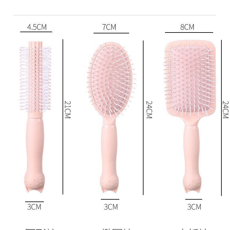 Lược massage da đầu, lược chải gỡ rối matxa tiện dụng hình thỏ