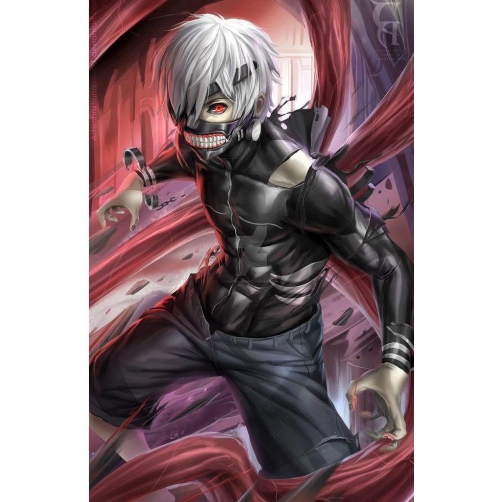Poster Dán Tường Tokyo Ghoul 8 tấm A3