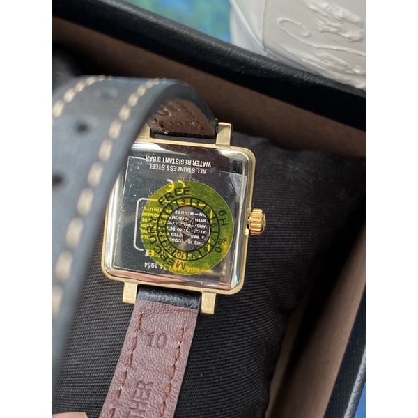 Đồng hồ nữ coach dây da , mặt số hình hoa mai xinh xắn , size 22mm