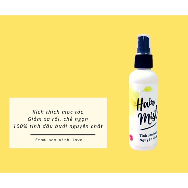 Hair mist- tinh dầu bưởi kích thích mọc tóc
