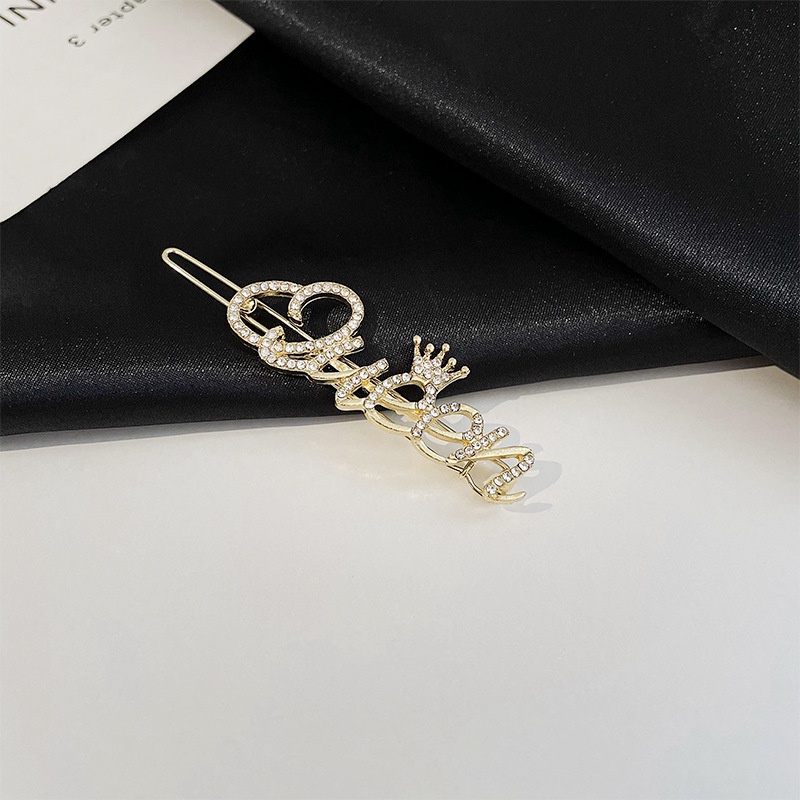 Kẹp Tóc Hình Vương Miện Đính Đá Xinh Xắn Cho Nữ