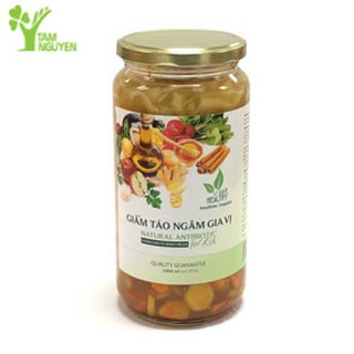 Giấm táo ngâm gia vị Viet Healthy 1000ml, kháng sinh tự nhiên trẻ em VietHealthy- giúp chống viêm, hỗ trợ miễn dịch