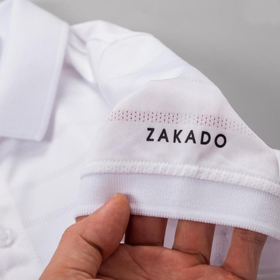 Áo Thun Nam Có Cổ ZAKADO (4 màu) Tay Ngắn, Hàng Hiệu, Mẫu Mới 2020