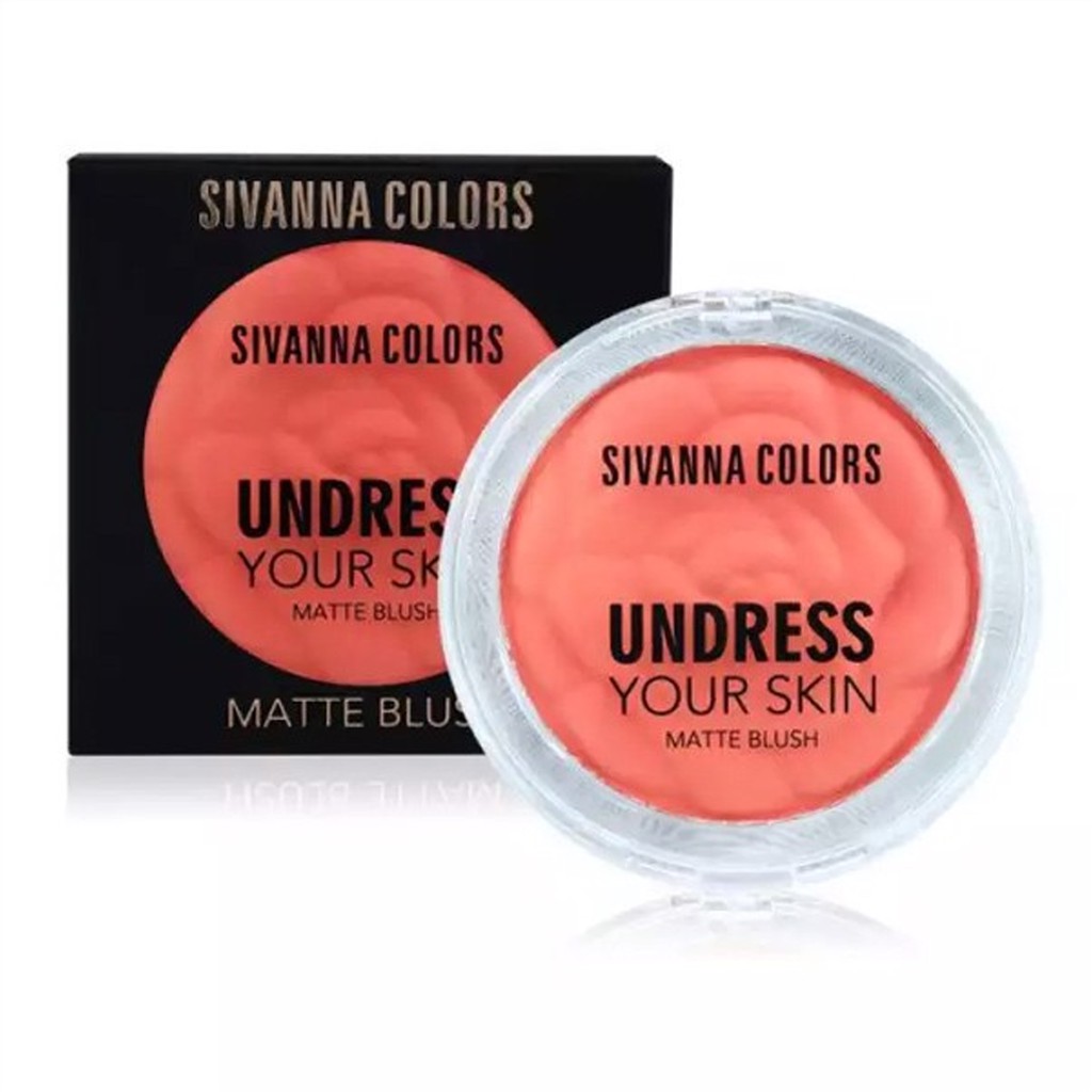 Má hồng Sivanna Colors Undress Your Skin Matte Blush HF1005 15g