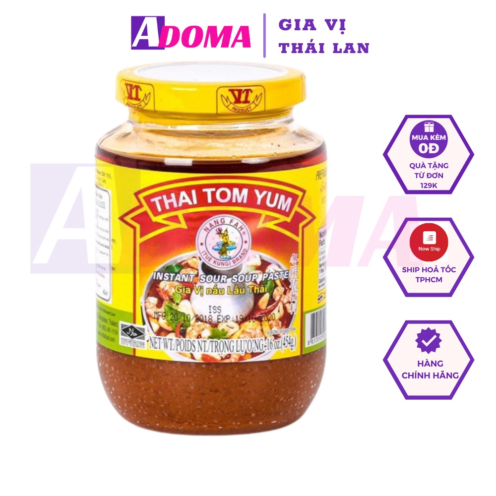 Cốt lẩu Thái Tom Yum Paste Nang Fah 454g