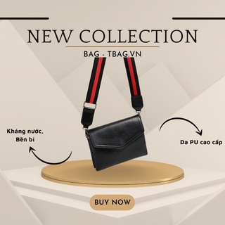 Túi đeo chéo nam nữ messenger bag envelope clutch thời trang dây đeo rời