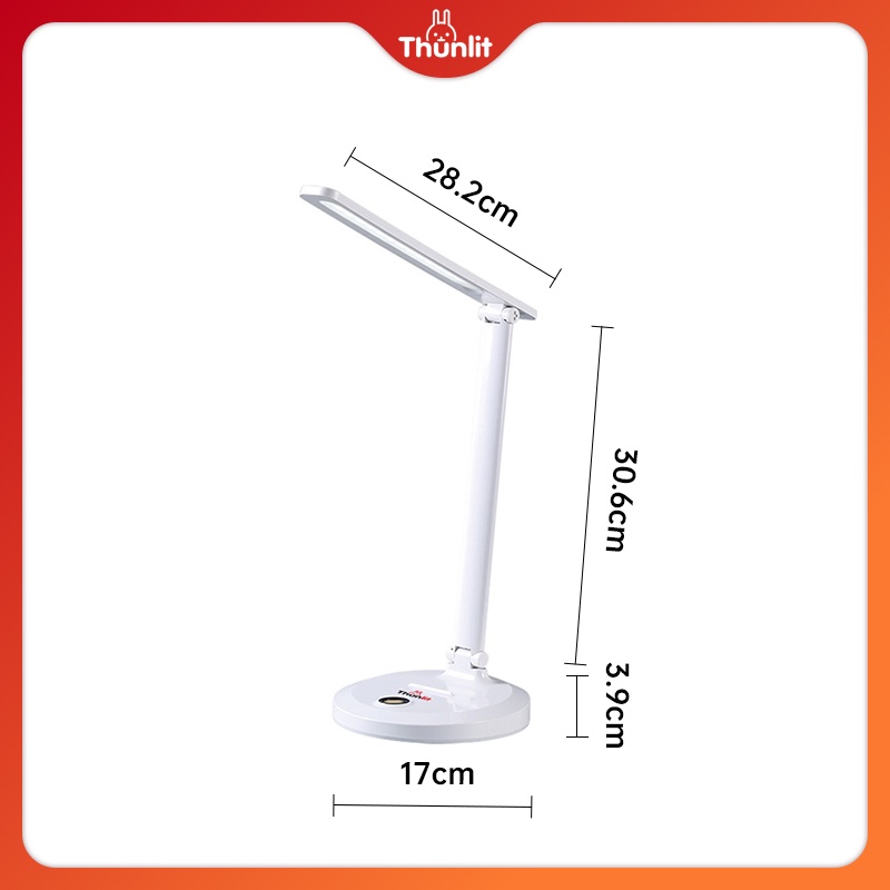 Đèn để bàn Thunlit cảm ứng 7W 3000mAh USB 3 màu có phụ kiện