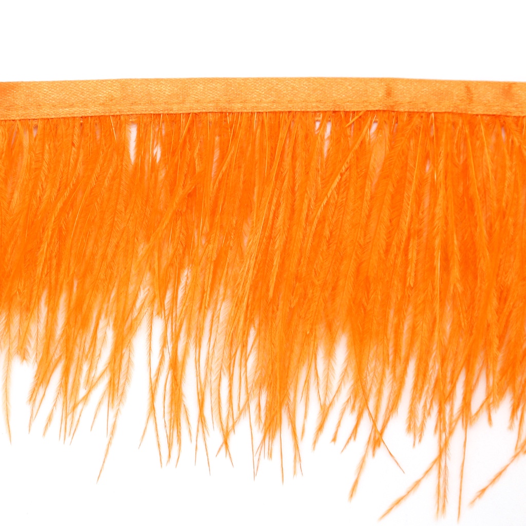 Lông vũ đà điểu 1m với 12 màu sắc cao 8-10 cm để viền trang trí thủ công cho váy và quần áo dự tiệc
