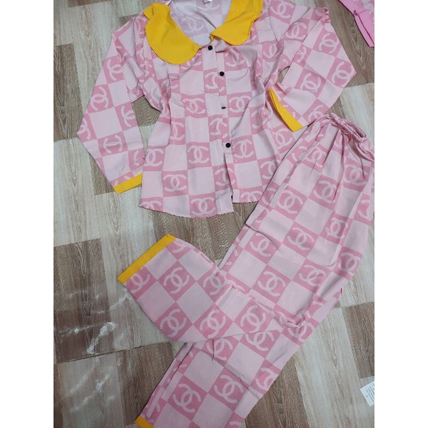 Bộ tay dài quần dài vải lụa hàn loại đẹp