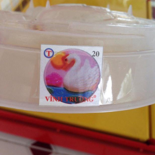 Khuôn nhựa rau cau hình thiên Nga 20cm