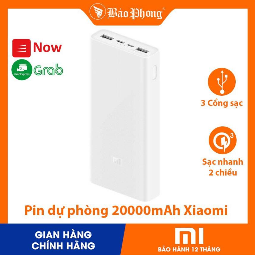 Pin sạc dự phòng 20000mAh Xiaomi gen3-006015 - Hàng chính hãng Xiaomi (shopmh59)