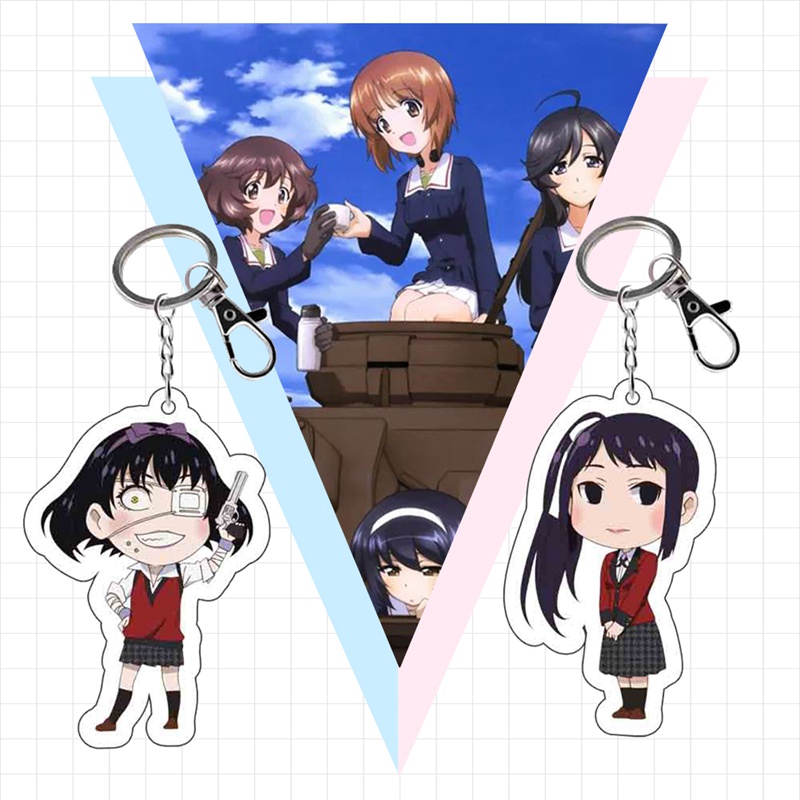 Tmdbyx Móc Khóa Acrylic Hình Nhân Vật Hoạt Hình Nhật Bản 5.5cm