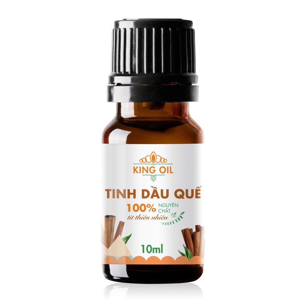 Tinh dầu Quế nguyên chất từ thiên nhiên, thơm phòng, thư giãn, đuổi muỗi - KingOil