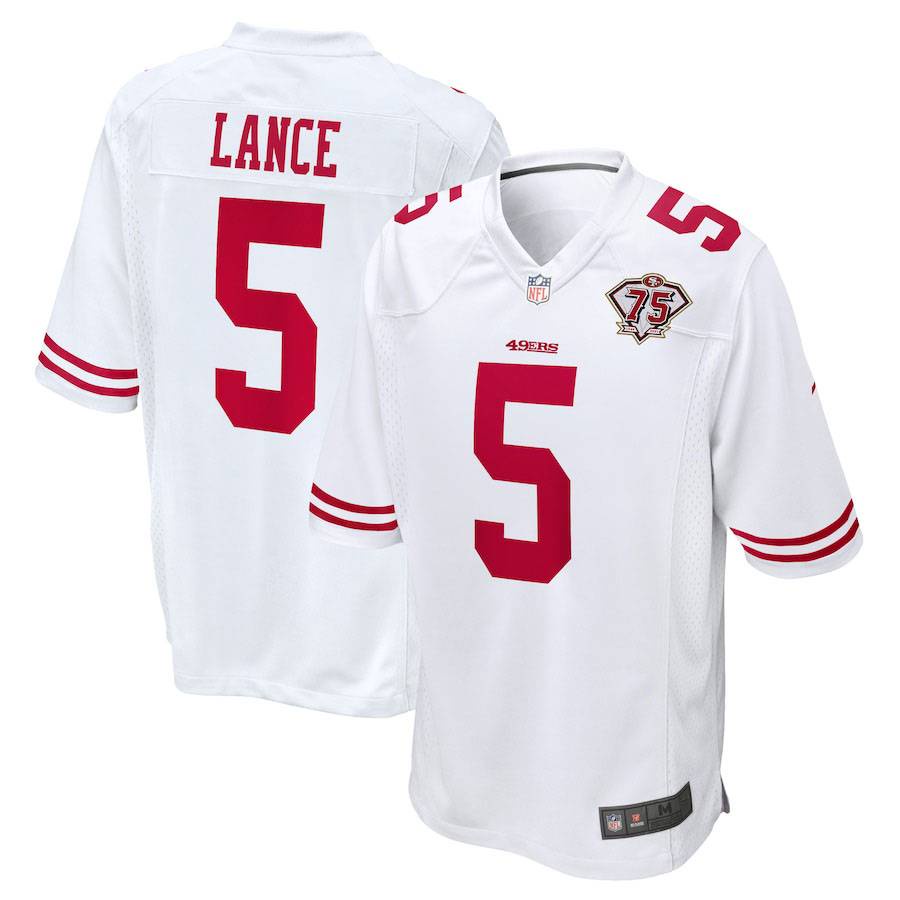 Np2 75th san francisco 49ers nfl football jersey rice lance warner garropolo bosa kittle sport tee unisex plus size pn2
