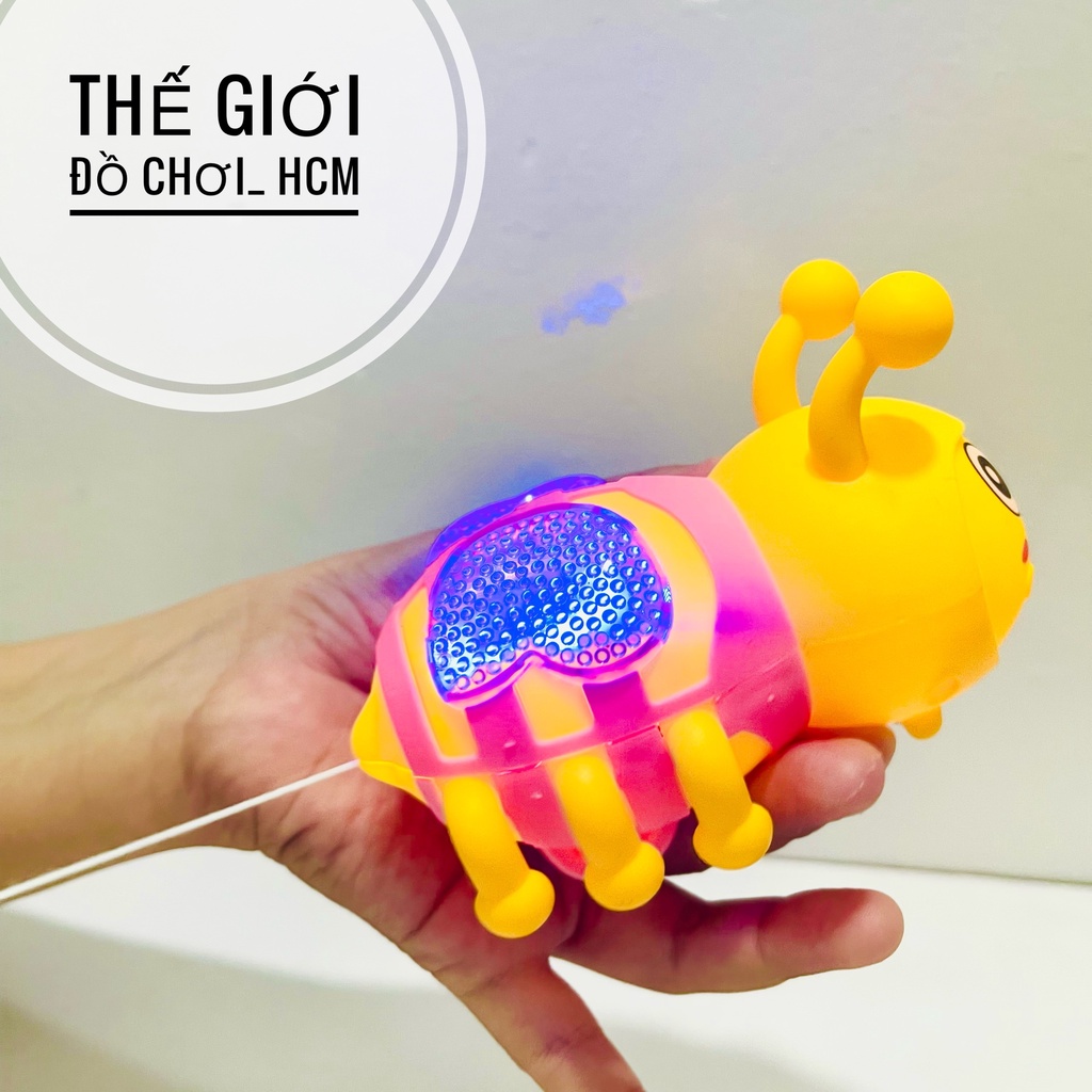 [ĐẸP-CLIP THẬT] Đồ chơi trẻ em ong rút dây chạy cót sáng đèn rất đẹp dành cho bé thích mô hình xe chạy bằng dây cót