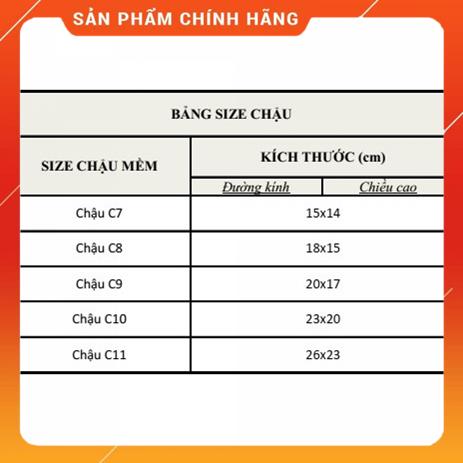 Chậu nhựa đen trồng cây trồng hoa C7-C8-C9-C10-C11 MSP20123