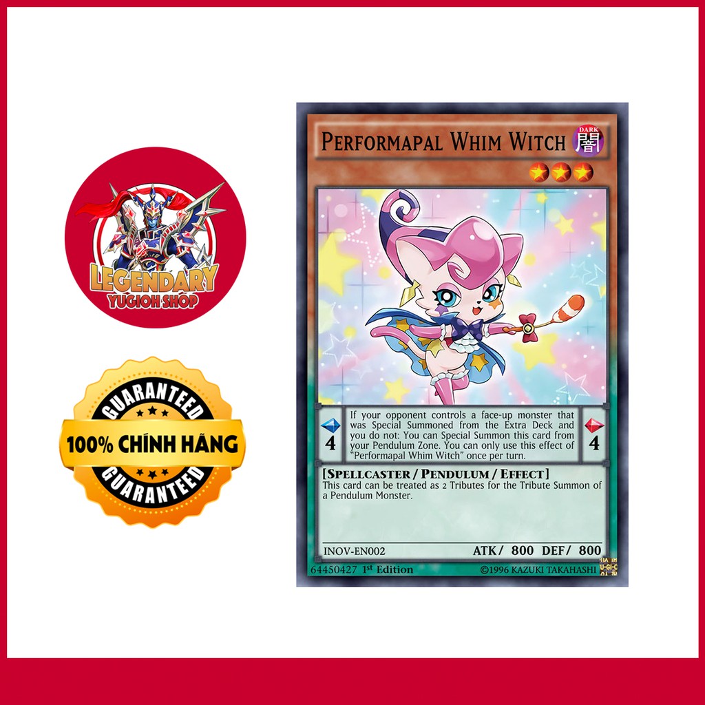 [EN][Thẻ Bài Yugioh Chính Hãng] Performapal Whim Witch