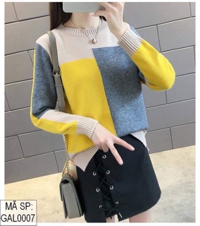 Áo len phối màu cao cấp
