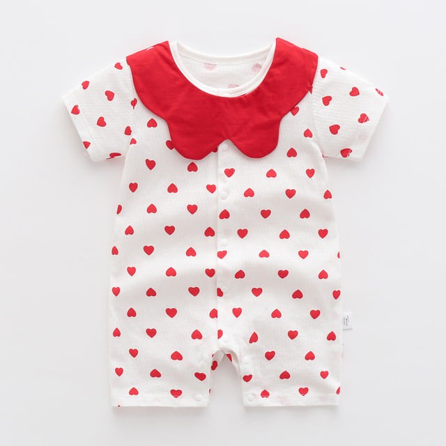Bộ liền thân cho bé sơ sinh bodysuit cho bé gái body bé gái hàng quảng châu xịn xò