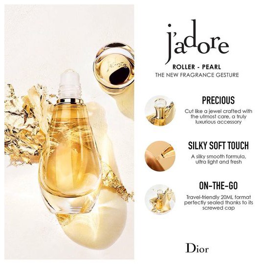 [𝗦𝗔𝗟𝗘]..::✨Nước hoa DIOR J'ADORE EDP roller-pearl (Như Hình)✨::.. | Thế Giới Skin Care