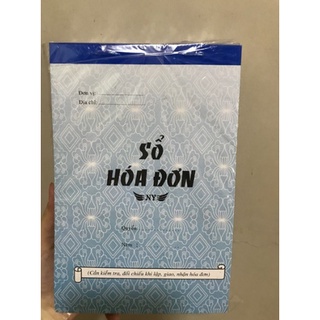 Hóa đơn sổ hóa đơn 1 liên 2 liên 3 liên 13x20cm