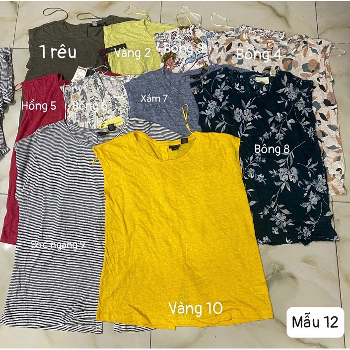 Áo TAHARI Linen Tay Ngắn Nút Thân Sau  - 3902