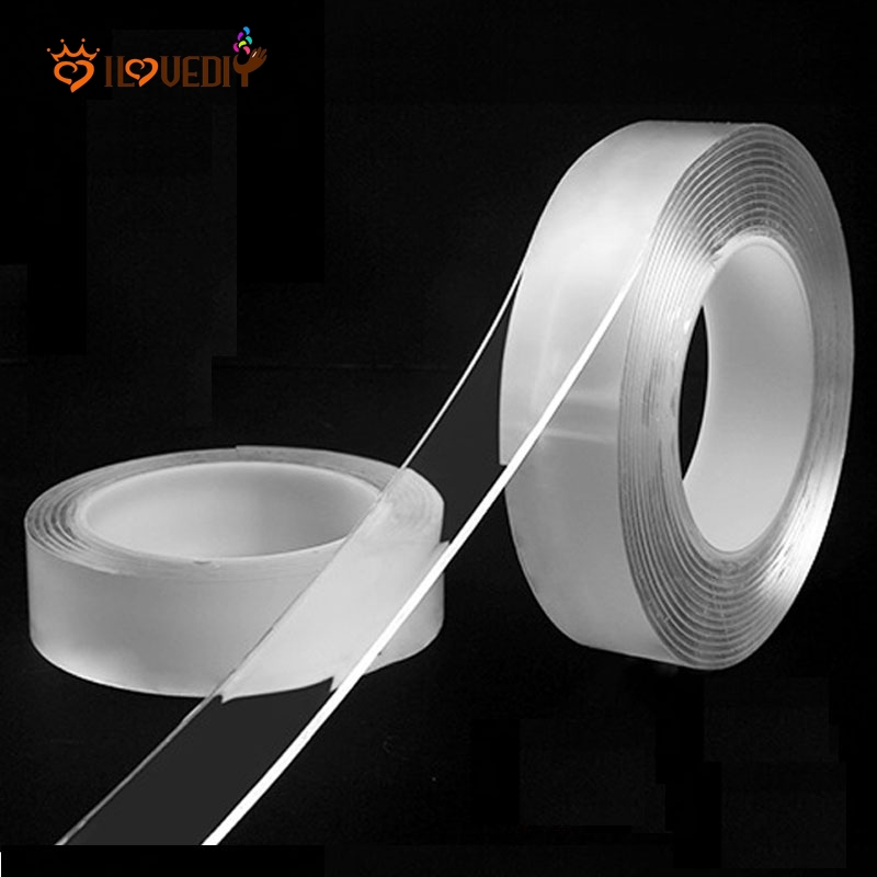 Cuộn Băng Keo 2 Mặt Trong Suốt 1m / 2m  / 5m
