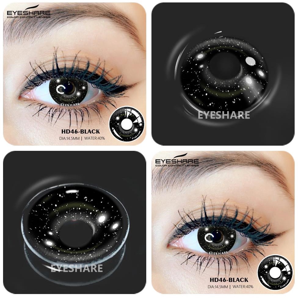 1 Kính Áp Tròng 14/5Mm Sử Dụng Cho Hóa Trang Nhân Vật Anime 0.00 Độ