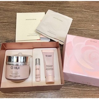 Set kem dưỡng Ohui Miracle Moisture Cream 100m tặng kèm 2 sản phẩm