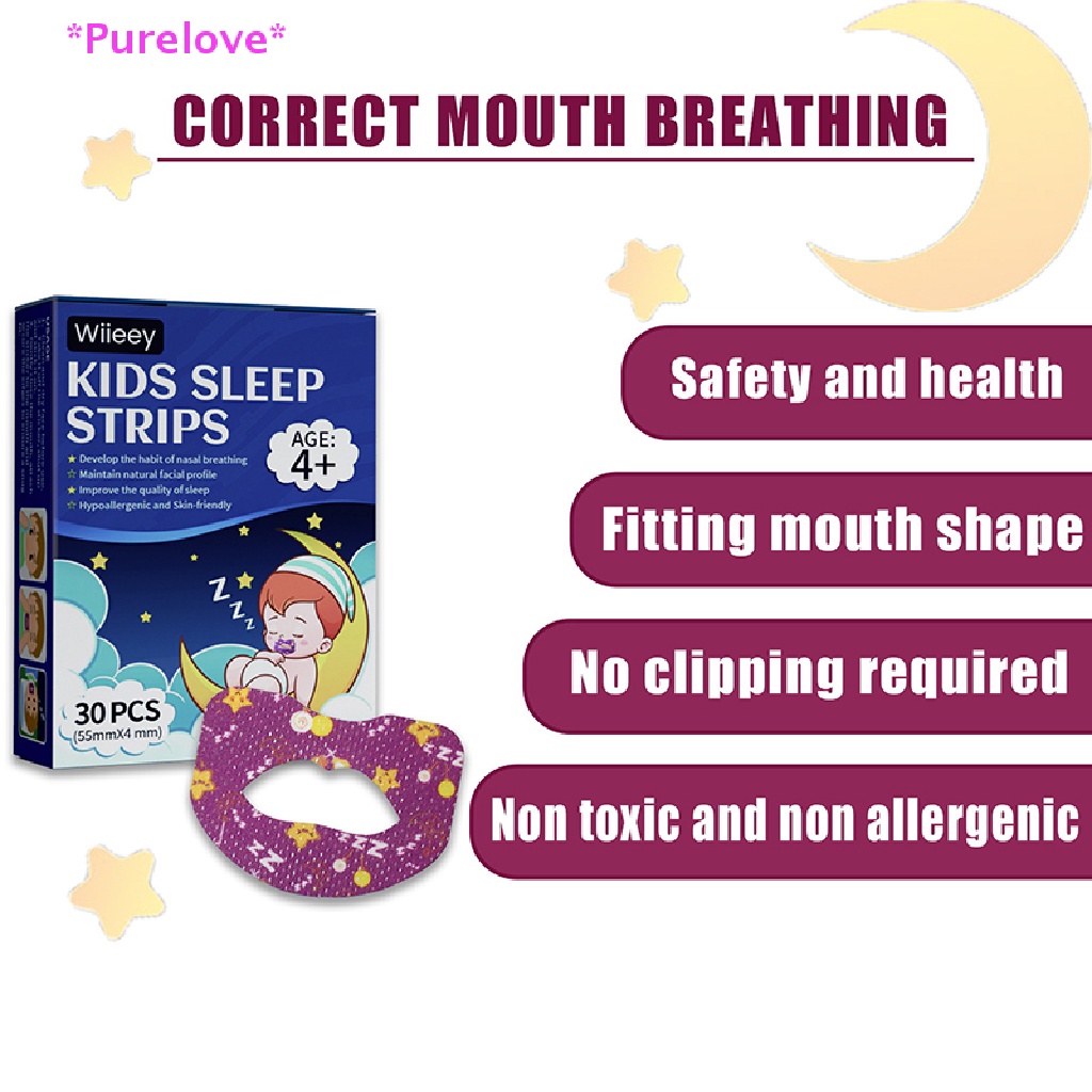 Set 30 Miếng Dán Miệng Chống Ngáy Tiện Dụng Cho Bé Mới