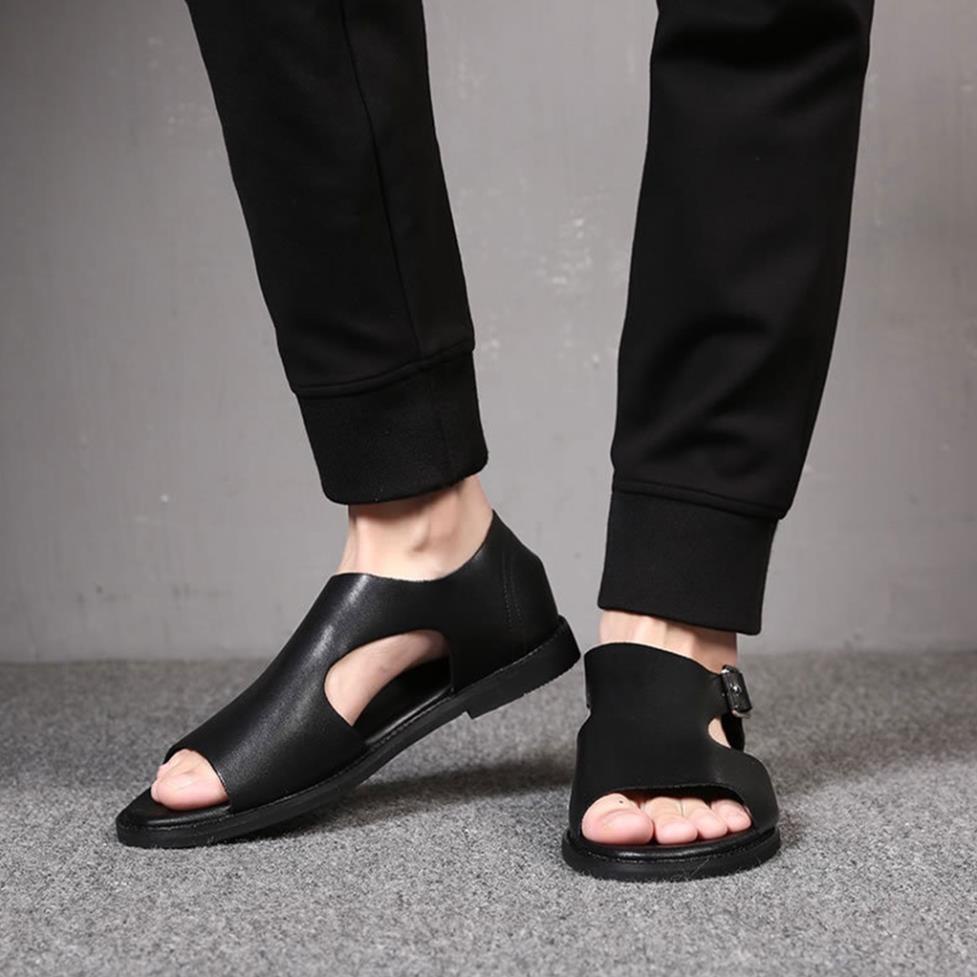 Dép Sandal Nam Quai Hậu Có Khuy Cài Thời Trang Đế Cao Su Đúc- Xăng Đan Chính Hãng Đức Linh GDA024 !