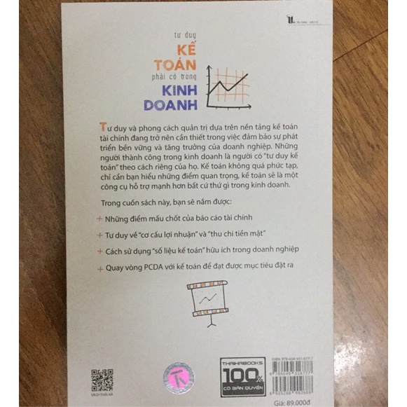 Sách - Tư Duy Kế Toán Phải Có Trong Kinh Doanh | BigBuy360 - bigbuy360.vn