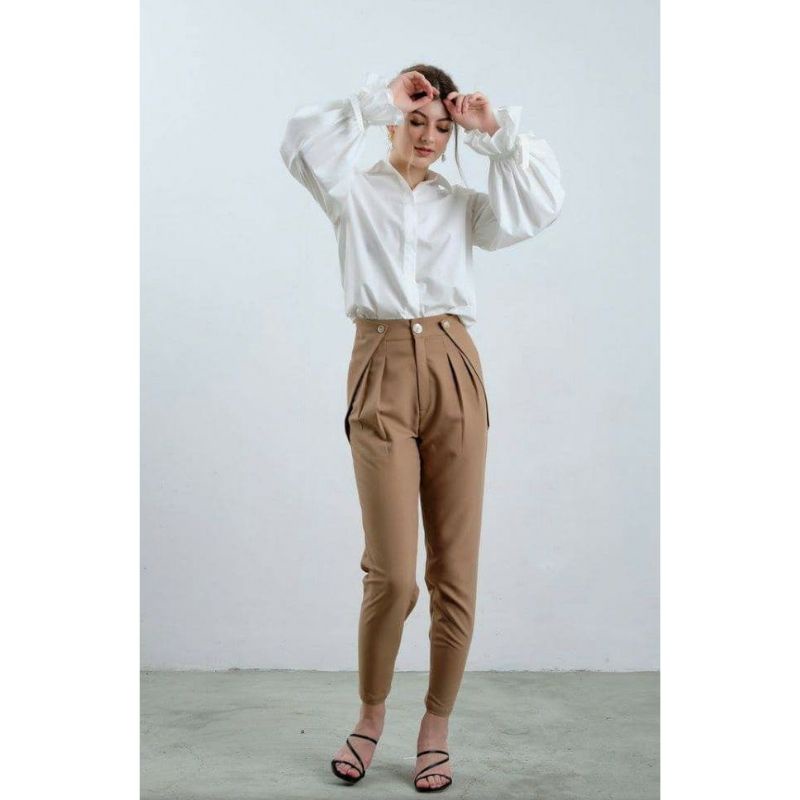 Áo Sơ Mi Tay Phồng - Tay Thắt Nơ Công Sở Sang Chảnh (Mã N4225)