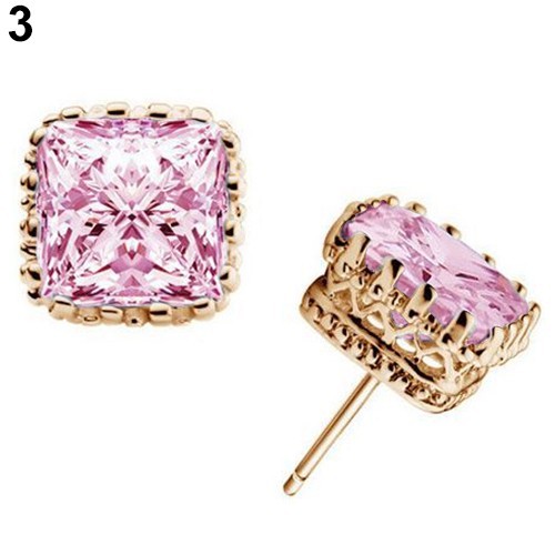 Hoa tai dáng vuông sang trọng cho nữ