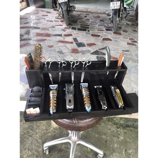khay gỗ đựng tông đơ