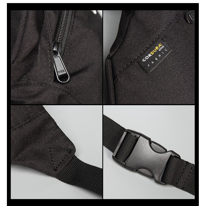 Túi Đeo Chéo Mini Thêu Chữ Mới Cho Nam Nữ