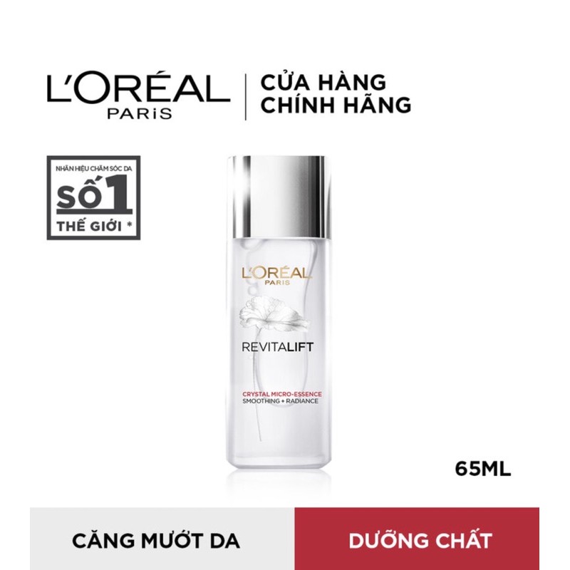 Dưỡng Chất Căng Mướt Da Loreal Revitalift Crystal Micro Essence 65ml