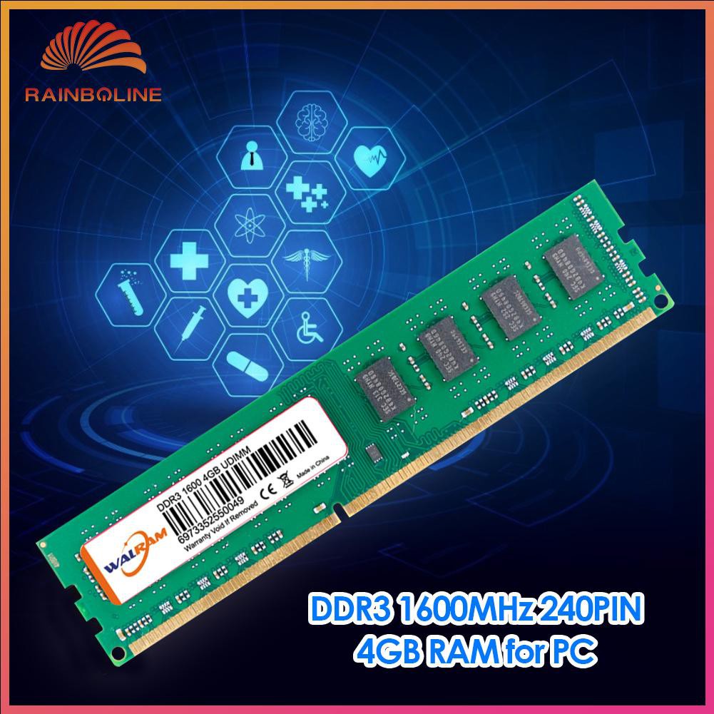 Bảng Mạch Lưu Trữ 240 Pin 4gb Ddr3 Ddriii 1600mhz Cho Máy Tính Bàn | BigBuy360 - bigbuy360.vn