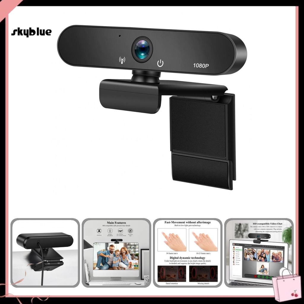 Webcam USB 1080P có thể điều chỉnh hiệu ứng âm thanh hồng ngoại