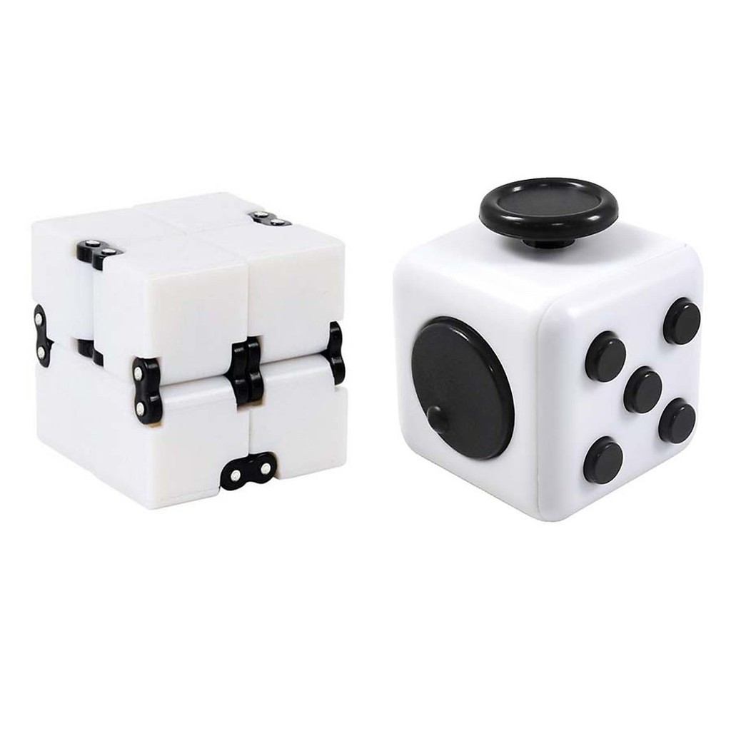 Combo giảm stress Fidget Cube + Infinity Cube Vô Cực Thần Kỳ