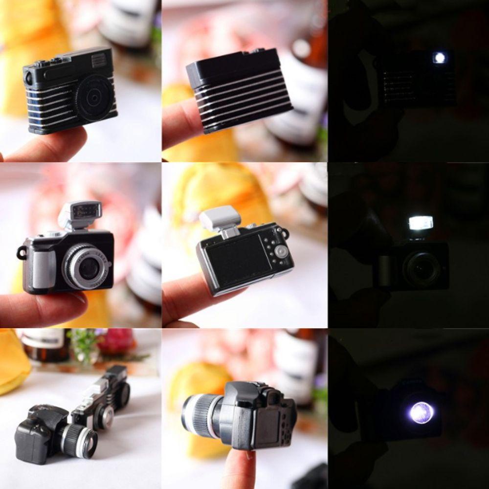 Mô Hình Máy Ảnh SLR Bằng Nhựa Tỉ Lệ 1 / 6 1 / 12 Trang Trí Nhà Búp Bê