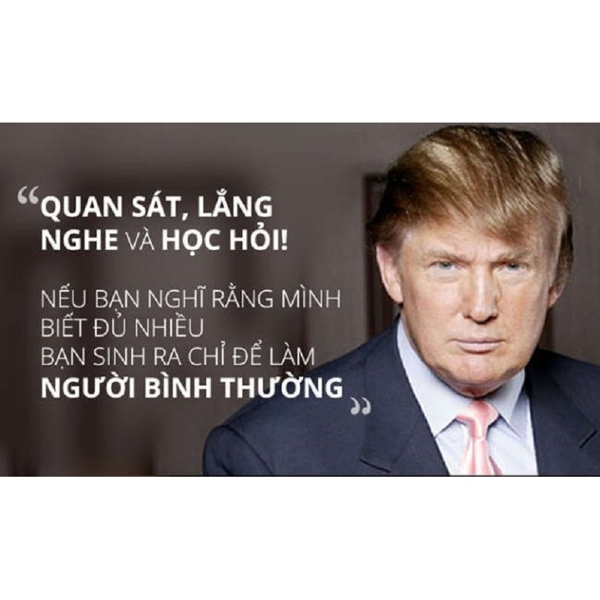 Sách Không Bao Giờ Là Đủ - Donald Trump - First News