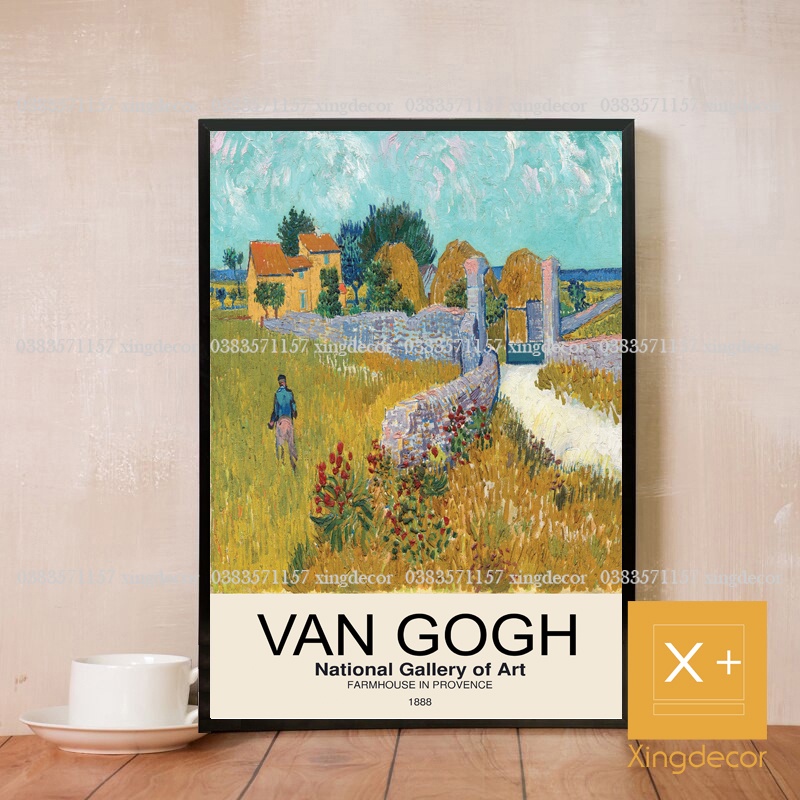 Tranh decor, tranh treo tường Xingdecor, có đinh và móc tặng kèm.