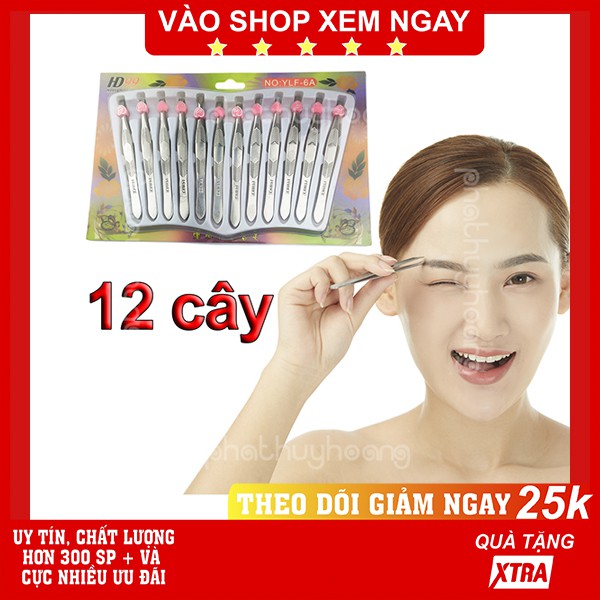 Vỉ 12 cây nhíp HD99 giá siê rẻ ( 1 cây chưa tới 4000vnd )