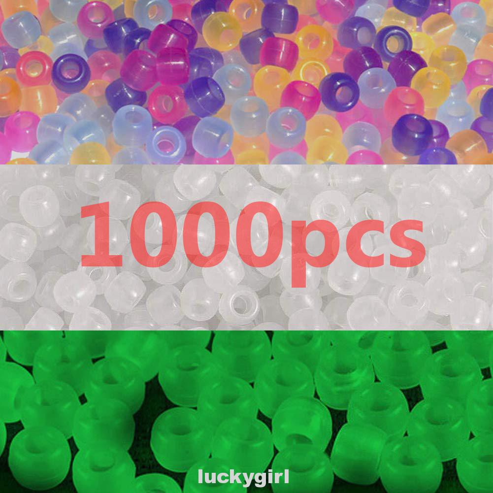 Set 1000 Hạt Nhựa Phát Quang Dùng Làm Đồ Trang Sức