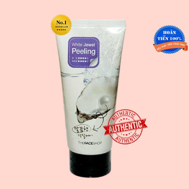 Tẩy tế bào chết [Sạch 100%-Hàng Auth] Tẩy da chết ngọc trai làm trắng da Smart Peeling White Jewel Peeling