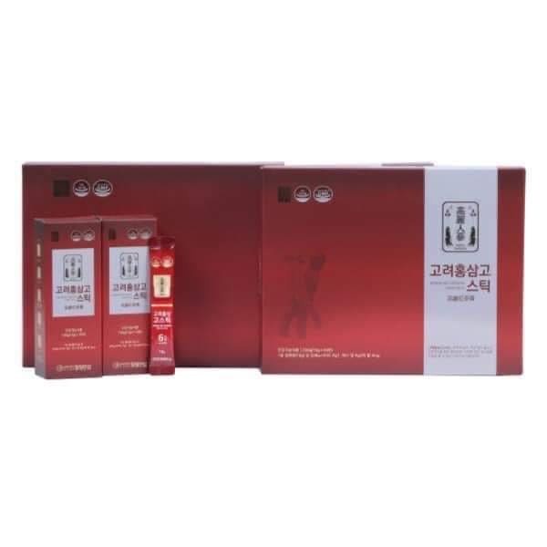Hồng Sâm Cô Đặc 6 Năm Tuổi Hộp 20 Gói Giúp Làm Đẹp Da, Hồng Hào Và Chống Lão Hóa
